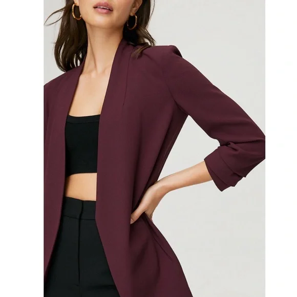 BABATON | XS POWER BLAZER ATELIER EGGPLANT JACKET - Picture 4 of 16